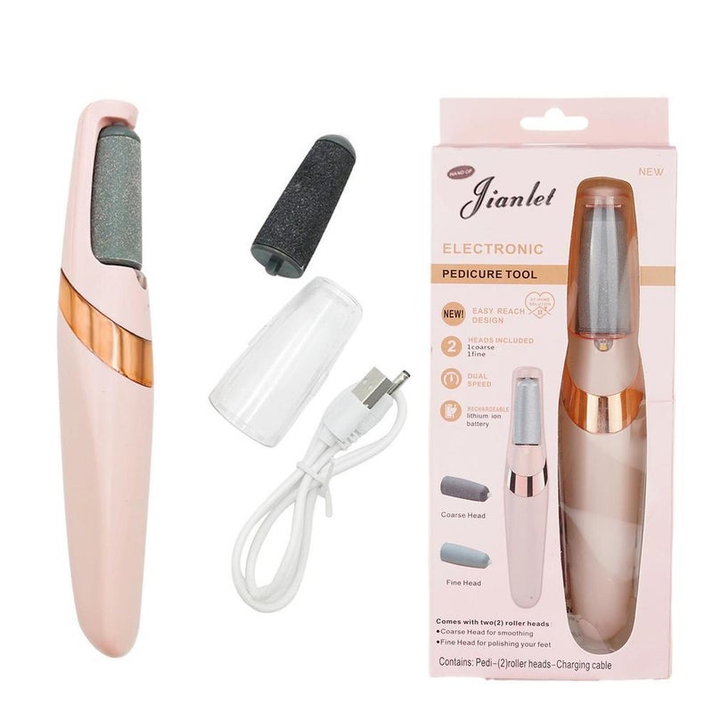 New electric foot file, automatic foot scrubber, callus remover, pedicure tool, foot care exfoliator, foot trimmer